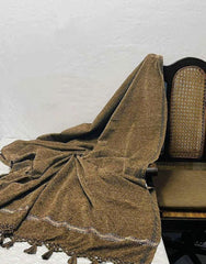 Men Velvet Shawl Copper