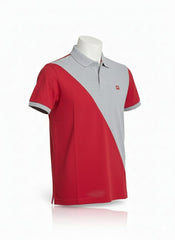 100% Cotton Bold Diagonal Polo Shirt