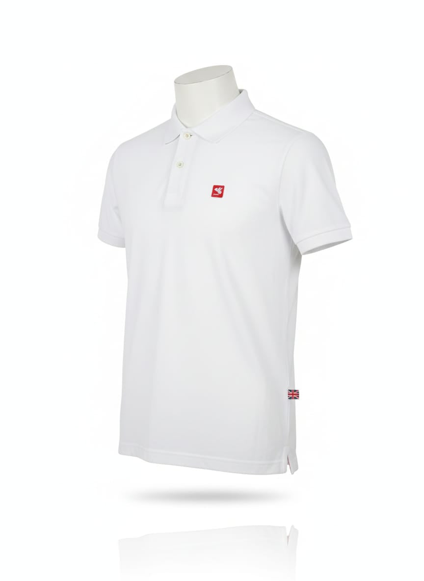 100% Cotton Classic White Polo