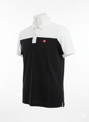 100% Cotton  Bold Two-Tone Polo Shirt