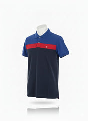 100% Cotton Multi-Tone Panel Polo
