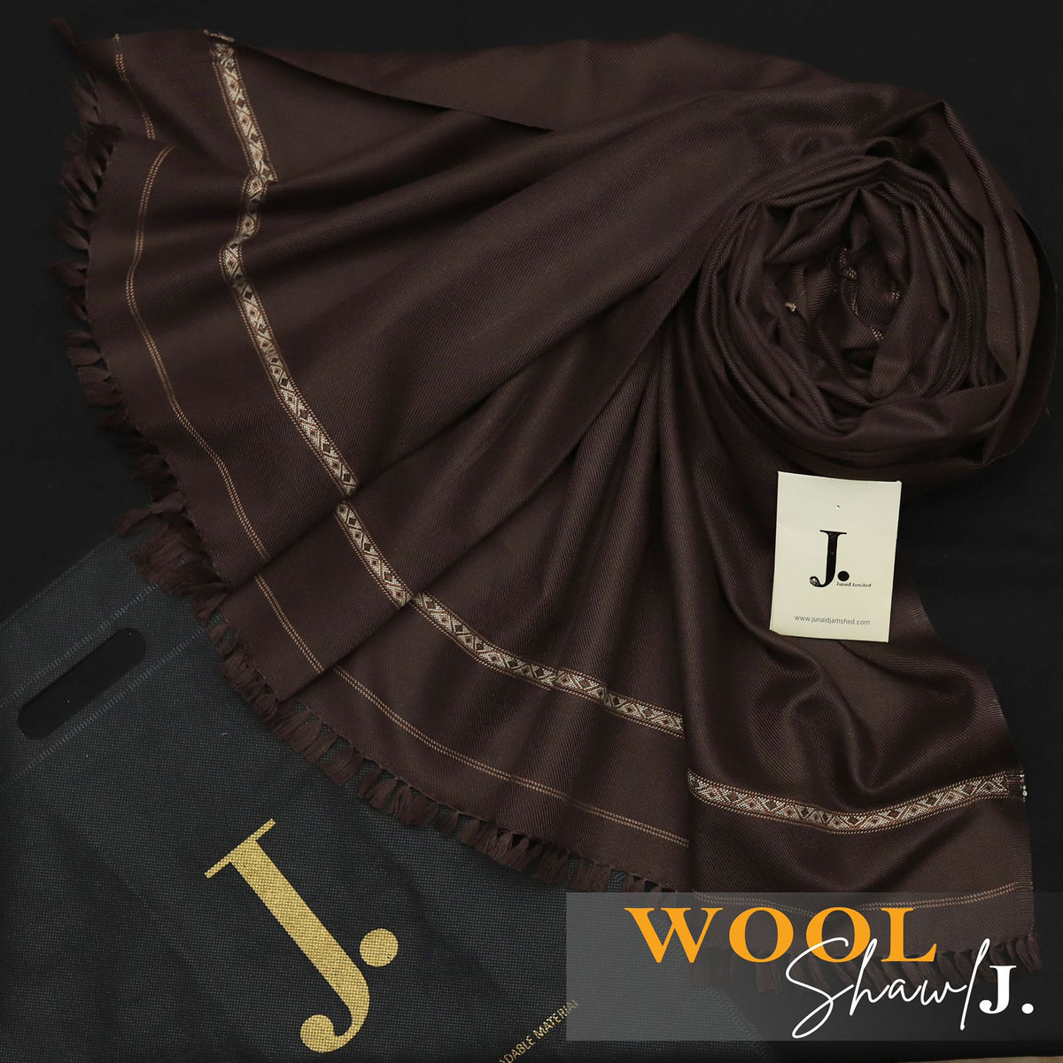 Men Premium Shawl Brown