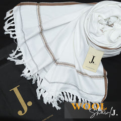 Men Premium Shawl White