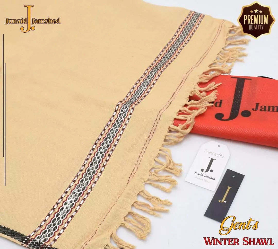 Men Premium Shawl Beige,